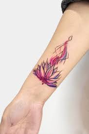 Classic watercolor lotus flower tattoo design for forearm. 53 Best Lotus Flower Tattoo Ideas To Express Yourself