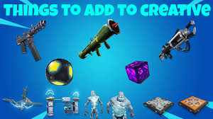 The *new* gun game in fortnite creative! How About Adding Those Weapons Other Stuff To Creative Mode Fortnitecreative