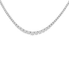 Share this find with a loved one by filling out the form. 4 1 2ct Tw Diamond Tennis Necklace In 14k White Gold Ramsey S Diamond Jewelers