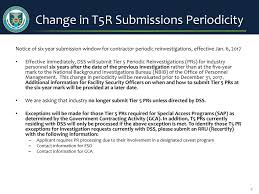 Us security clearances are not designate as tier anything. Personnel Security Update January Ppt Video Online Download