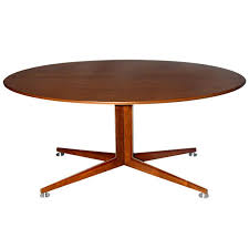 1stdibs Com Walnut Oval Desk Or Table By Edward Wormley For Dunbar Modern Dining Room Tables Table Modern Dining Room