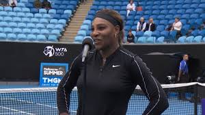 Defending champion novak djokovic and serena williams began their respective australian open 2021 campaigns with straight set victories on monday. Serena Williams It Feels Good To Be Back On Court Interview Melbourne Summer Series 2021 Youtube