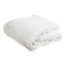 Shop cool personalized chunky knit blanket with unbelievable discounts. Chunky Pledd 120x150cm Hvit Ple1026 Chunky Pledd Hvit Rom Dekorasjon
