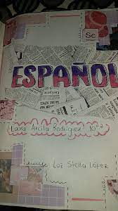 Cuaderno De Espanol Portada De Cuaderno De Ciencias Portadas De Cuadernos Portadas Para Libretas