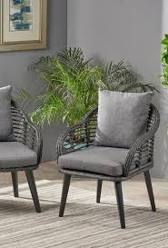 Becky Indoor Wicker Accent Chairs With Cushions Club Chairs Furniture Decor