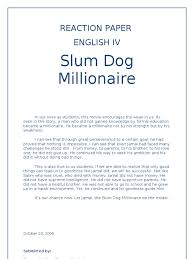 Slumdog millionaire, hindistan'ın dünya sinemasında verdiği en ses getiren örneklerinden biri. Slum Dog Millionaire Reaction