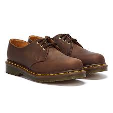 Martens pour femme sont sur zalando. Dr Martens Chaussures 1461 Crazy Horse Femme Gaucho Marrons Cuir Batzo Price Comparisons
