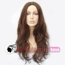 24 Inch Wavy Long Full Lace Wigs 6 Light Brown