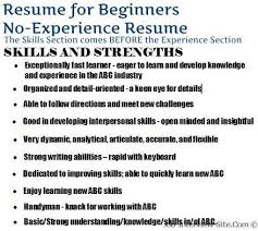 Top resume maker, make a free & perfect resume with ease. The No Experience Resume Style How To Create A Solid Resume With No Experience