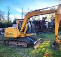 KOMATSU PC-60-7 Midi Excavator - 14,200lbs, Equipped w 4' Grading Bucket,  7'8" Backfill Blade, 53hp/4804hrs, Strong Running