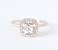 Rose Gold Cushion Cut Ring