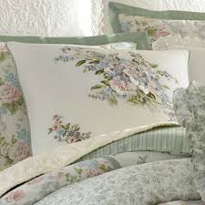 Pbteen.com has been visited by 10k+ users in the past month Harper Celadon Floral Block Comforter Bedding By Laura Ashley