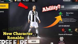 A category with all the characters in garena free fire. Free Fire New Update New Character Ronaldo Free Fire Cristiano Ronaldo Character Ability Youtube