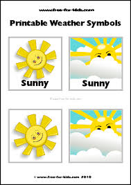 Free Printable Weather Symbols