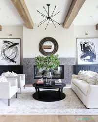 Black And White Modern Farmhouse Interior Design California Modern Farmhouse Home Tour Black And White Living Room Small Living Room Decor California Modern