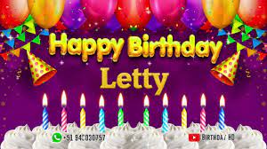 Letty Happy birthday To You - Happy Birthday song name Letty 🎁 - YouTube