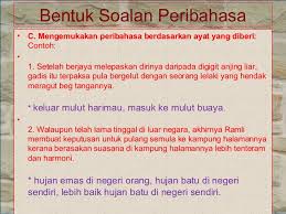 Sesuatu pasti akan ada identitas… B6 Tatabahasa Peribahasa