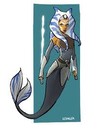 Ahsoka Swims Star Wars Art Star Wars Clone Wars Star Wars Characters