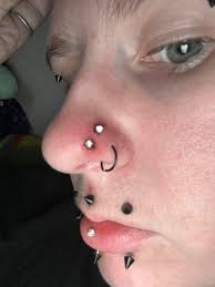 I got some piercings that got infected and when I took them out it spread  to my months old piercings in my ear and my nostrils. I took a couple out of