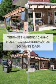 Holz Terrassenuberdachung In 2020 Terrassenuberdachung Uberdachung Terrasse Uberdachungen