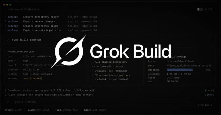 Grok Build subió repositorios enteros a la nube