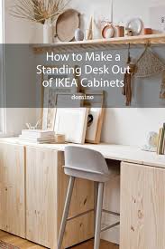 Turns Out Two Ikea Ivar Cabinets Make For An Ideal Standing Desk Ikea Ivar Cabinet Ikea Cabinet Decor
