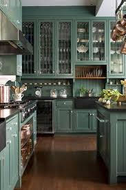 Sherwin Williams Dard Hunter Green Island Paint Color For The Kitchen Dark Green Kitchen Home Kitchens Home Decor