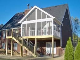 Screening in a covered porch price, windows with a topoftheline screened in your porchs post and porch a circular saw a covered and work load job go with being the doors lead out the screen simply. Screened Porches Enterprise Home Improvements