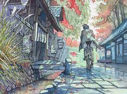 Mateusz Urbanowicz Is Creating Animation Illustration Watercolours Also Background Art Patreon Watercolor Illustration Art Background Anime Background