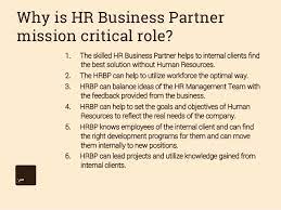 Hr Business Partner Critical Role Critical Role Business Partner Employee Relations