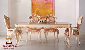 Dixie seating morrisette shaker style ladder back dining chair. Ailish Luxury French Style Teak Wood Dining Set Royalzig