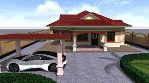 Four Bedroom Bungalow House Plan Muthurwa Com Bungalow House Plans Bungalow House Simple House Plans