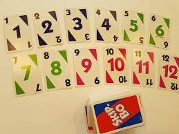 Skip bo cards are numbered 1 to 12 and come in three colors: Math Games Using Skip Bo Cards Mrs Mcginnis Little Zizzers
