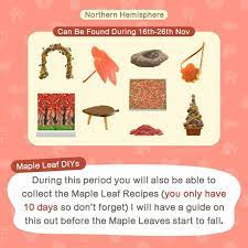 Maple Leaf Season Animal Crossing New Animal Crossing Animal Crossing Guide