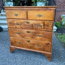 Shop exclusive designs from top furniture brands to find the perfect look for your home. Antique Tiger Sold Maple Federal Chest Of Drawers Five Drawer Two Over Three Period Hardware C1790 Housatonic Trading Co
