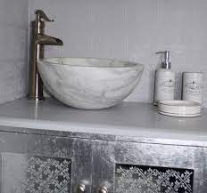 Our marble sinks are hewn from single blocks of stone, carefully selected for optimal durability and beautiful. Small Vessel Sink Bowl Honed White Marble Contemporary Bathroom Cedar Rapids By Eden Bath Vessel Sinks Houzz