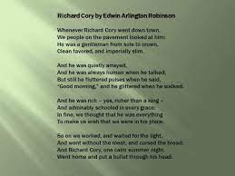 Richard Cory By Edwin Arlington Robinson Poem Analysis With Lesson Plan Ideas Owlcation