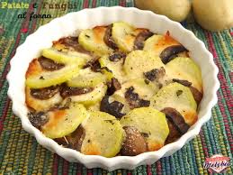 Ricette con funghi champignon e patate. Patate E Funghi Al Forno