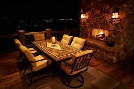 outdoor kitchen lighting: providing