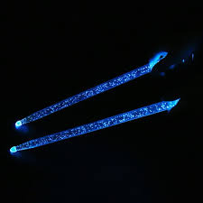 Autcarible Acrylic Drumstick Bright Led Light Up Drumsticks Blue Green Yellow Walmart Com Walmart Com