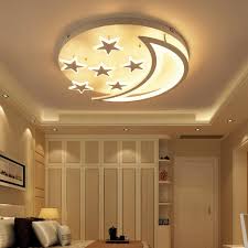 Led lighting is the way of the future and for good reason. Miluce Creative Stars Moon Ceiling Lantern Simple Modern Led Bedroom Ceiling Light Living Room Children S Room Ceiling Lamp Color Warm Light Size 505010cm Buy Online In Guernsey At Guernsey Desertcart Com Productid