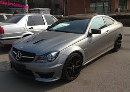Avery matte metallic frosty blue. Photos Of Mercedes C63 Amg Coupe In Matte Gray Plus Police Chase Video Benzinsider Com A Mercedes Benz Fan Blog