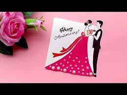 Hearts and envelope anniversary card. A Beautiful Anniversary Card Idea How To Make Anniversary Card At Home Ø¯ÛŒØ¯Ø¦Ùˆ Dideo