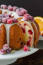 A bundt cake (/bʌnt/) is a cake that is baked in a bundt pan, shaping it into a distinctive doughnut shape. Cranberry Bundt Cake Recipe Video Natashaskitchen Com