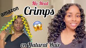 I Tried Amazon Wave Formers On My Natural Hair And This Happened Diy Heatless Crimps Water Waves Youtube Natural Hair Styles Hair Waver Hair Waves