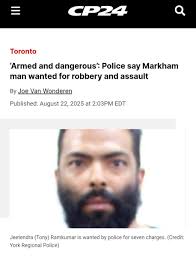 Armed & dangerous suspect