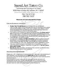 Rt 9 tattoo is a tattoo parlor in framingham. Piercing Aftercare Sheet Sacred Art Tattoo Co
