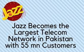 Jazz Becomes The Largest Telecom Network In Pakistan With 55