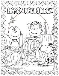There are tons of great resources for free printable color pages online. Coloring Page Peanuts Halloween