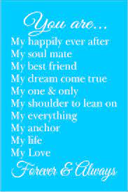 These romantic and heart touching love messages come deep from the heart. You Are My Happily Ever After Stencil Reusable Stencil 7 Sizes Available Create Your Own Romantic Signs With Our Stencil In 2021 Romantic Signs Romantic Love Quotes Love Quotes